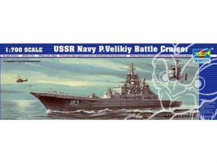 TRUMPETER maquette bateau 05710 USSR Navy P. Velikiy Battle cruiser 1/700