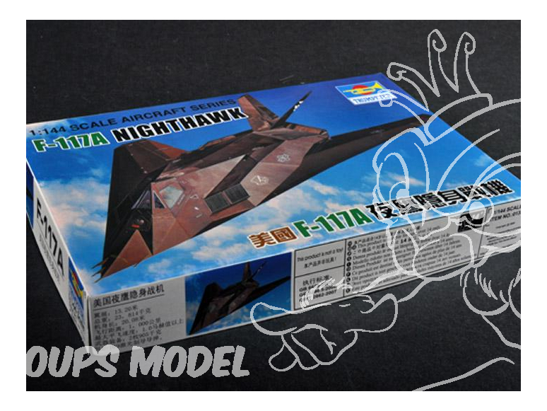 Trumpeter maquette avion 01330 F-117A 1/144