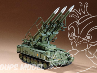 TRUMPETER maquette militaire 07109 SAM-6 Russe avec missiles anti-aerien 1/72