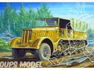 TRUMPETER maquette militaire 07203 Famo Sd.Kfz.9 18 Ton Halftrack 1/72