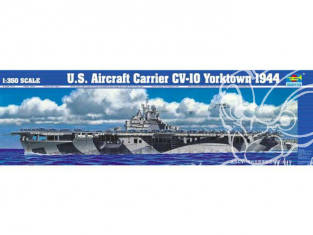 TRUMPETER maquette bateau 05603 CV-10 Yorktown 1944 Porte-avions US 1/350