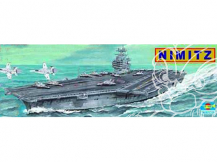 TRUMPETER maquette bateau 05201 Porte avions Classe USS Nimitz 1/500