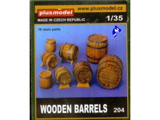 Plus Model 204 ASSORTIMENT FUT EN BOIS 1/35