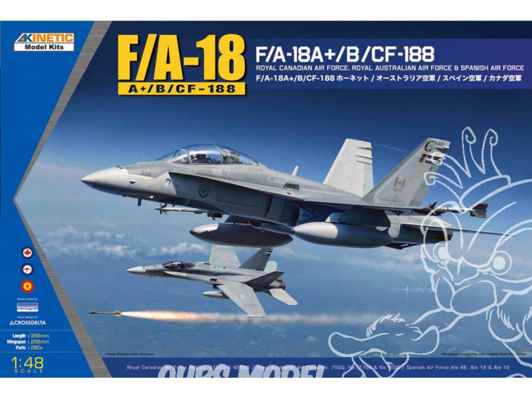 Kinetic maquette avion K48030 F/A-18A+/B/CF-188 1/48