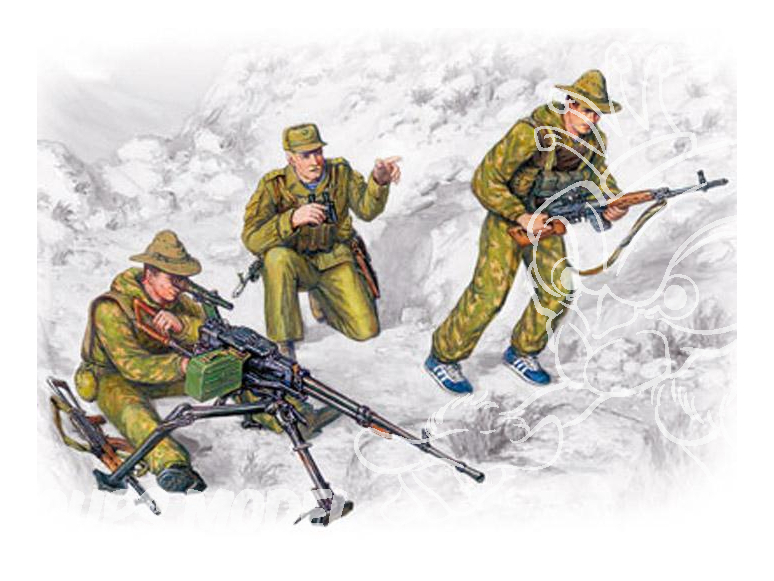 Icm maquette figurines 35501 Troupes speciales Sovietiques Guerre d'Afghanistan (1979 - 1988) 1/35