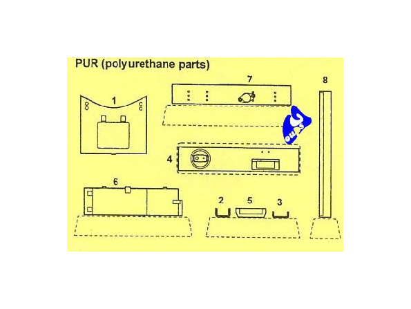 CMK SET DE CONVERSION 8019 pour Pz.Kpfw III Ausf L 1/48