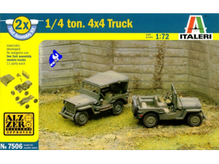 Italeri maquette militaire 7506 Jeep 1/4 Ton 1/72