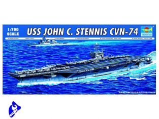 TRUMPETER maquette bateau 05733 CVN-74 "JOHN C. STENNIS" 1/700