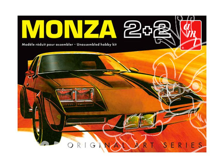 AMT maquette voiture 1019 1977 Chevy Monza 2+2 Custom (Original Art Series) 1/25