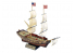 Lindberg maquette bateau HL203 Bateau a voiles BRIG OF WAR 1/170