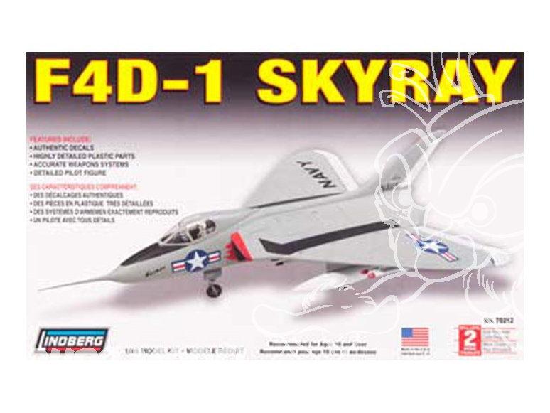 LINDBERG maquette avion 70212 Douglas F4D Skyray 1/48