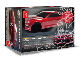 AMT maquette voiture 1020 2016 Chevy Camaro SS (Pre-Painted) 1/25