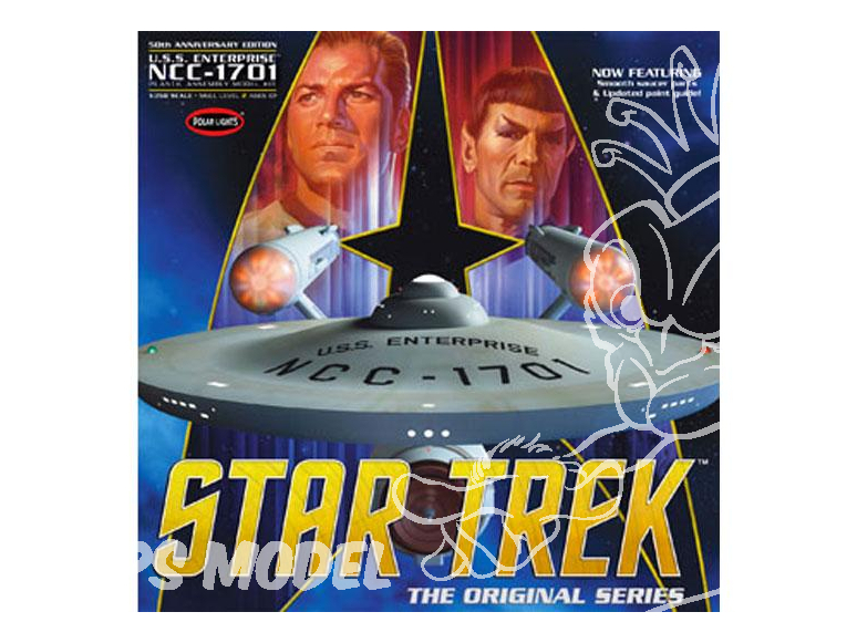 Polar Lights maquette 938 Star Trek TOS Enterprise 50th Anniversary Edition 1/350