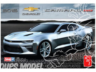 AMT maquette voiture 982 2016 Chevy Camaro SS Snap Kit (rouge grenat) 1/25
