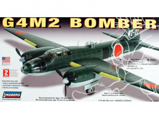 Lindberg maquette AVIONS 70559 Bombardier nippon Mitsubishi G4M 1/72