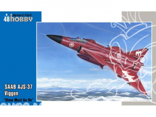 Special Hobby maquette avion 48188 SAAB AJS-37 Viggen “Show must go on” 1/48