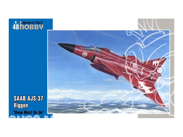 Special Hobby maquette avion 48188 SAAB AJS-37 Viggen “Show must go on” 1/48