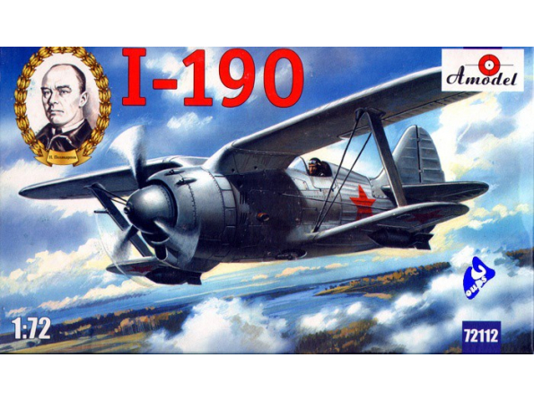 Amodel maquette avion 72112 I-190 1/72