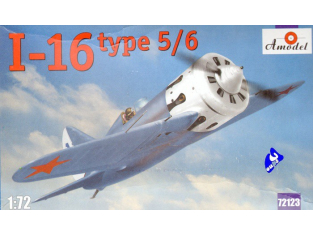 Amodel maquette avion 72123 POLIKARPOV I-16 type 5/6 1/72