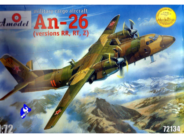 Amodel maquette avion 72134 ANTONOV AN 26 1/72