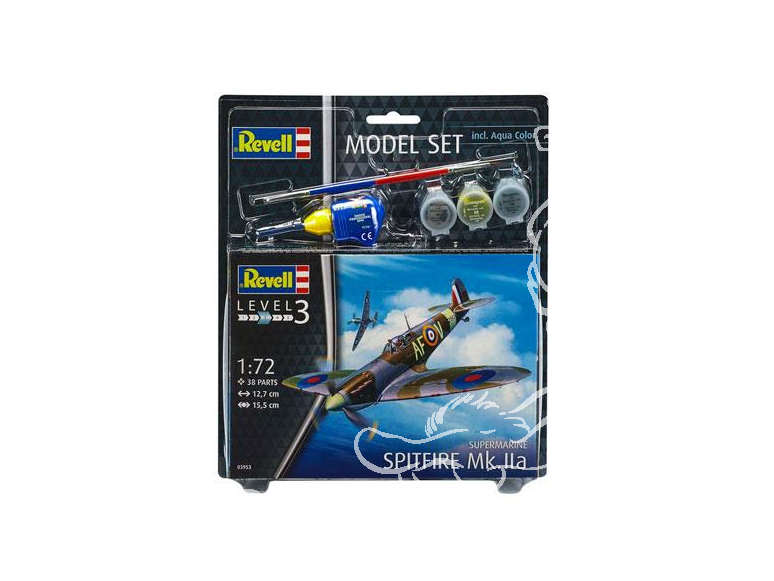 REVELL maquette avion 63953 Model Set Spitfire Mk.IIa1/72