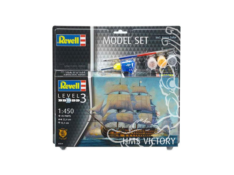 REVELL maquette bateau 65819 Model Set HMS Victory 1/450