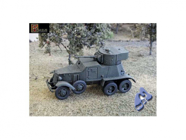 Pegasus maquette militaire 7672 BA-6 Armoured Car 1/72