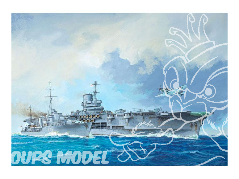 revell maquette bateau 05149 HMS Ark Royal et Tribal Class Destroyer 1/720