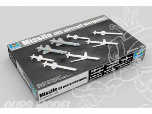 TRUMPETER maquette avion 03306 SET DE MISSILES POUR AVIONS US MODERNES 1/32