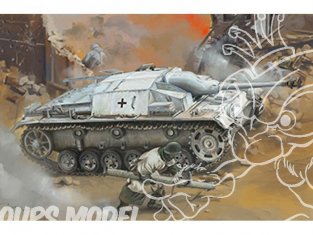 Bronco maquette militaire CB 35116 WWII German StuG III Ausf C/D avec 75mm StuK 37/L24 & 75mm StuK40/L48 (2in1) 1/35