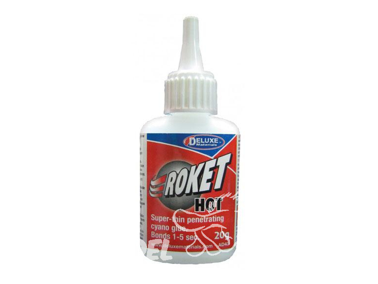 DELUXE MATERIALS colle ad43 COLLE CYANOCRYLATE "ROKET HOT"