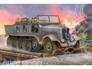 Trumpeter maquette militaire 05531 Sd.Kfz.6 HALBKETTENZUGMASCHINE ARTILLERIEAUSFUHRUNG 1/35