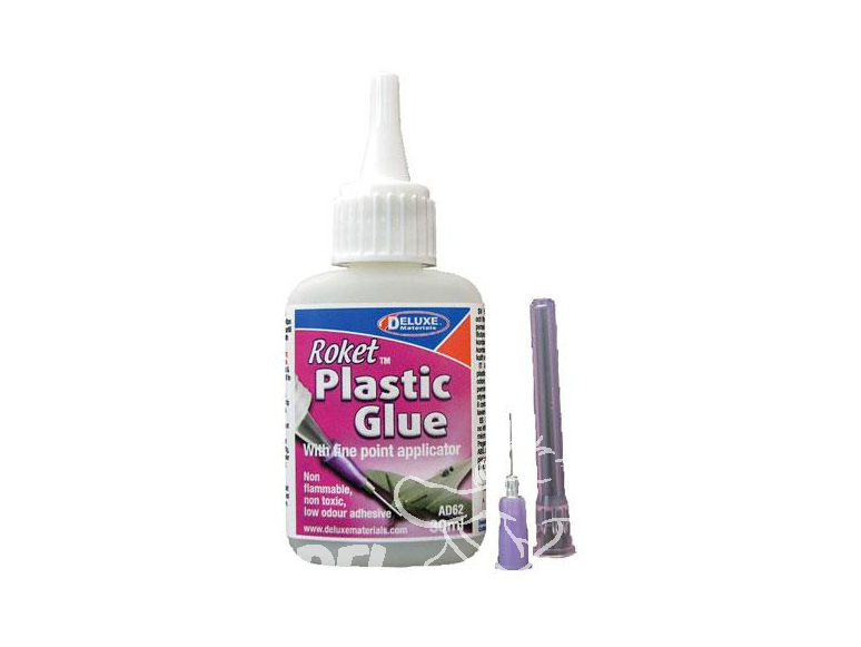 DELUXE MATERIALS colle ad62 Roket Plastic Glue 30ml