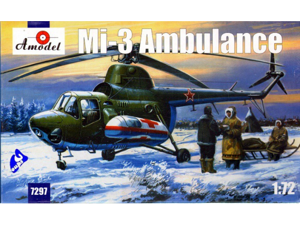 Amodel maquette avion 7297 MIL Mi -3 1/72