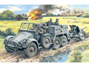 Icm maquette militaire 72461 Krupp L2H143 Kfz.69 avec Pak 36 1/72