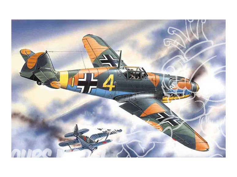 Icm maquette avion 48103 Messerschmitt Bf 109F-4 WWII 1/48