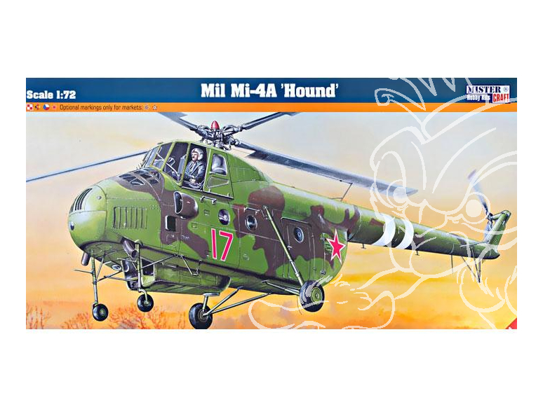 MASTER CRAFT maquette hélicoptère 0600046 MIL-Mi-4A "HOUND" 1/72