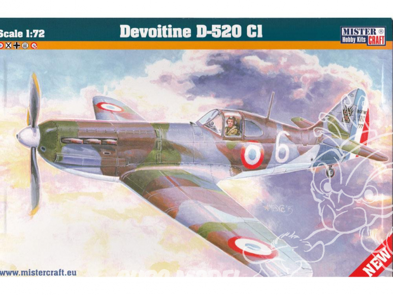 Master CRAFT maquette avion 042165 DEWOITINE D-520 CI 1/48