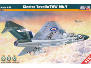 Master CRAFT maquette avion 040260 GLOSTER "JAVELIN" FAW Mk.7 1959 1/72