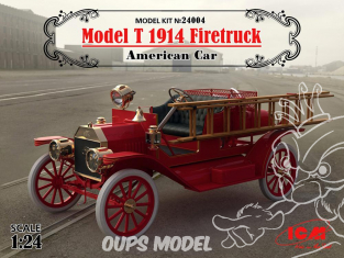 Icm maquette voiture 24004 Ford Model T 1914 Pompier 1/24