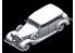 Icm maquette militaire 35534 Mercedes Benz Type 770K Tourenwagen avec toit ouvrant WWII 1/35