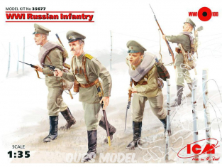 Icm maquette figurines 35677 Infanterie Russe WWI 1/35