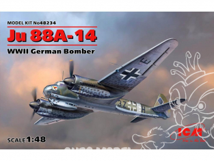 Icm maquette avion 48234 Junkers Ju 88A-14 WWII 1/48