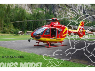 Revell maquette helicoptére 64986 model set Airbus Helicopters EC135 AIR-GLACIERS 1/72