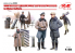 Icm maquette figurines 48086 Pilotes et personnel au sol Allemand Luftwaffe WWII en uniforme Hiver 1/48