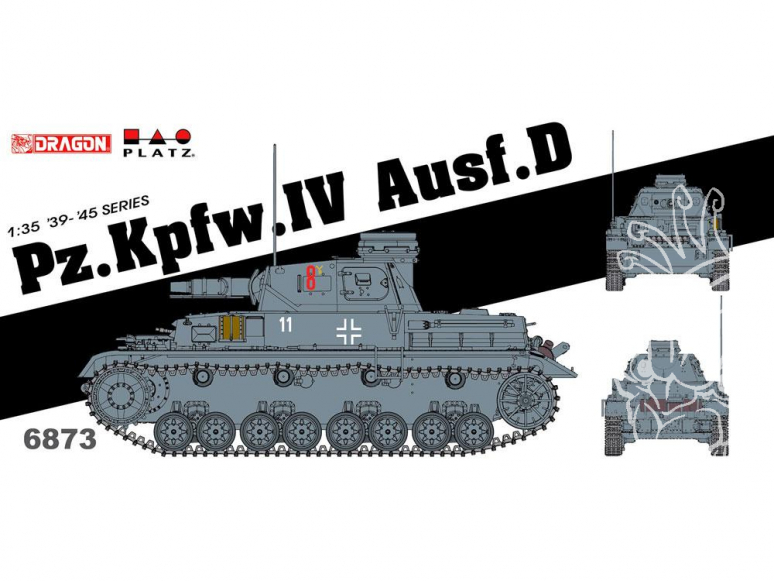 Dragon maquette militaire 6873 Pz.Kpfw.IV Ausf.D 1/35