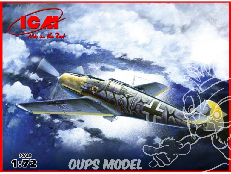 Icm maquette avion 72135 Messerschmitt Bf 109E-7/B WWII 1/72