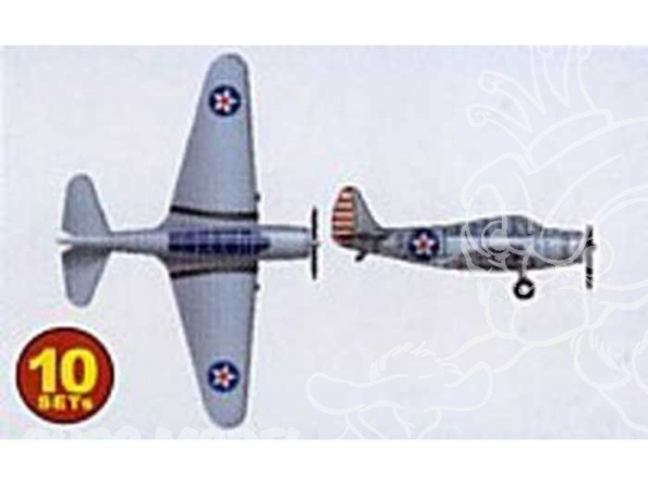 Trumpeter maquette avion 06203 SET DE 10 AVIONS TBD1 DEVASTATOR 1/350