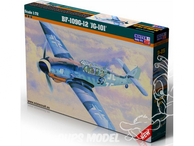 Master CRAFT maquette avion 042053 MESSERSCHMITT BF-109 G-12 JG-101 1/72