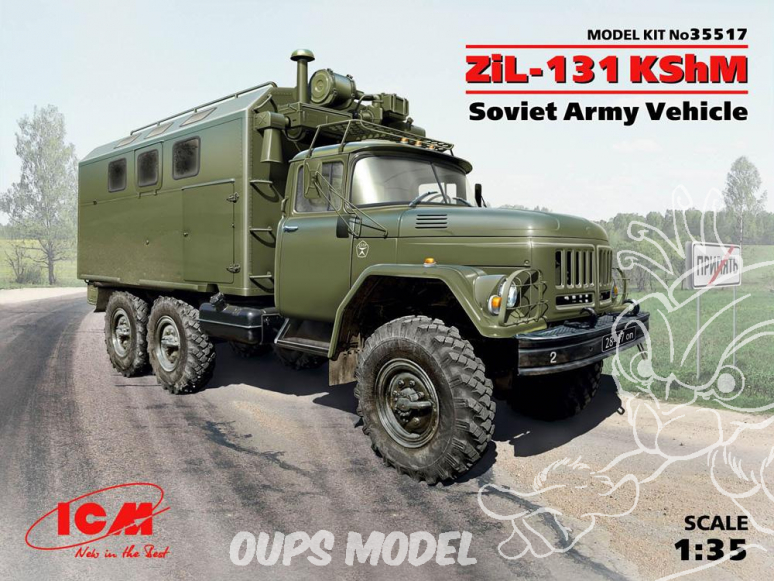 Icm maquette militaire 35517 ZiL-131 KShM Sovietique 1/35